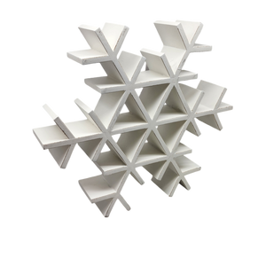 Wood Tabletop Snowflake -