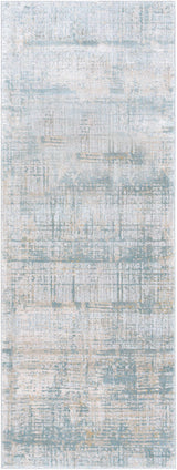 Fallin Gray Abstract Striped Luxe Rug