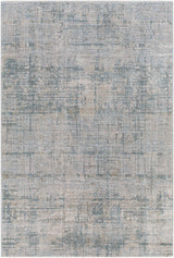 Fallin Gray Abstract Striped Luxe Rug
