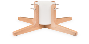 Rustic Christmas Tree Stand - Medium - White