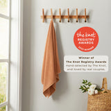 Cotton textured bath towel set - acacia collection