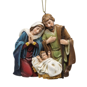 Hanging Ornament Nativity - 8 Piece Set