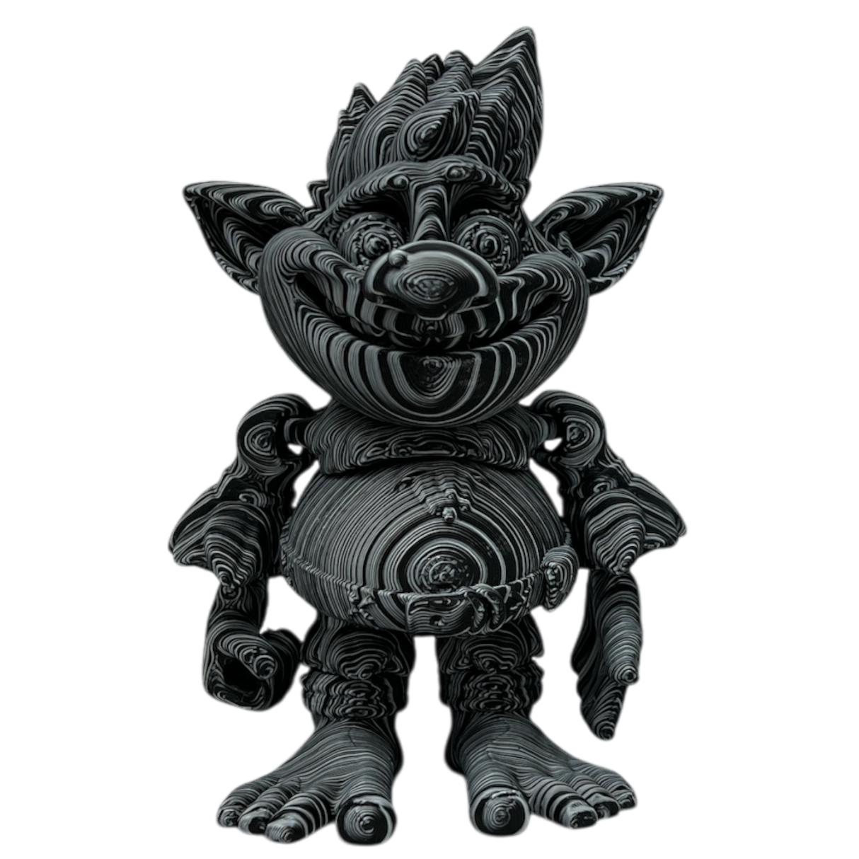 Troublesome Troll  - Black and White