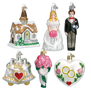 Old World Christmas Wedding  Ornament Collection