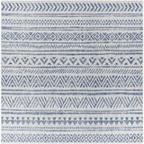 Novato Navy All Over Pattern Performance Rug