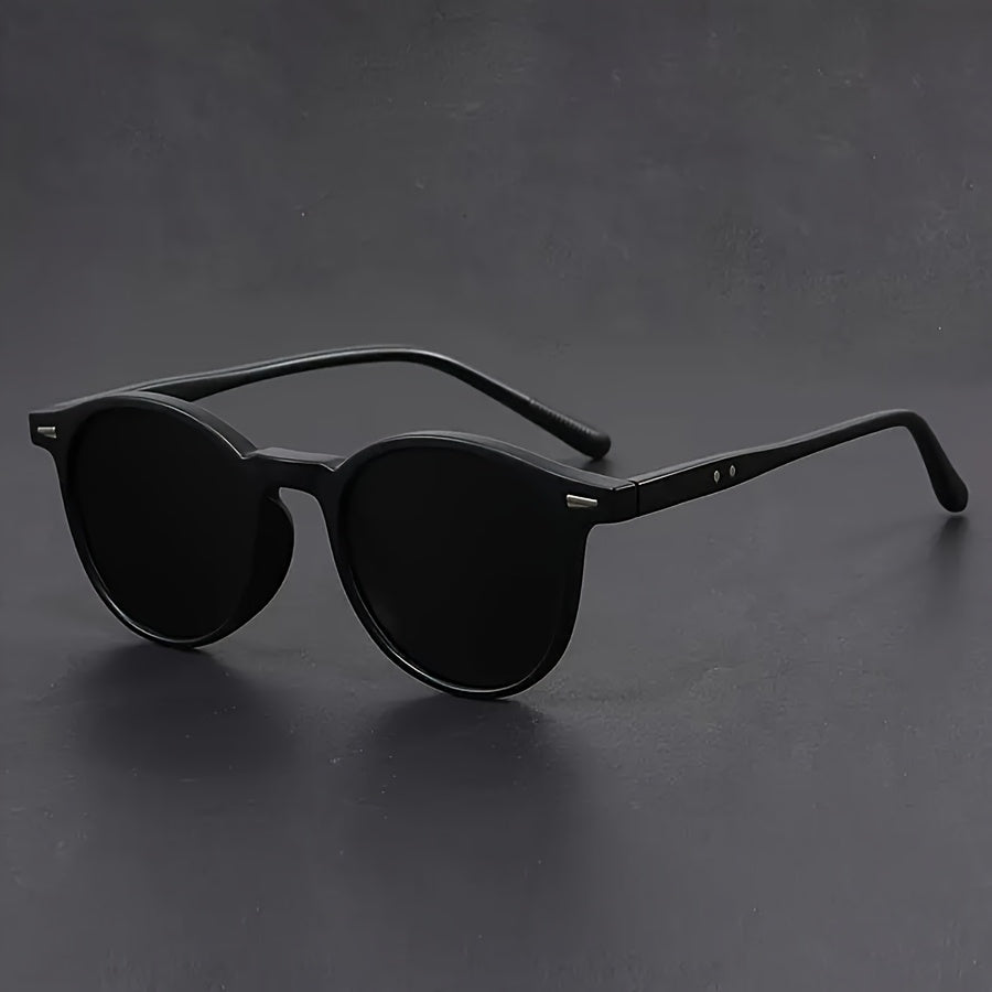 Men's Retro Round Sunglasses