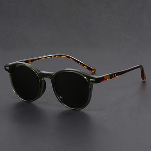 Men's Retro Round Sunglasses