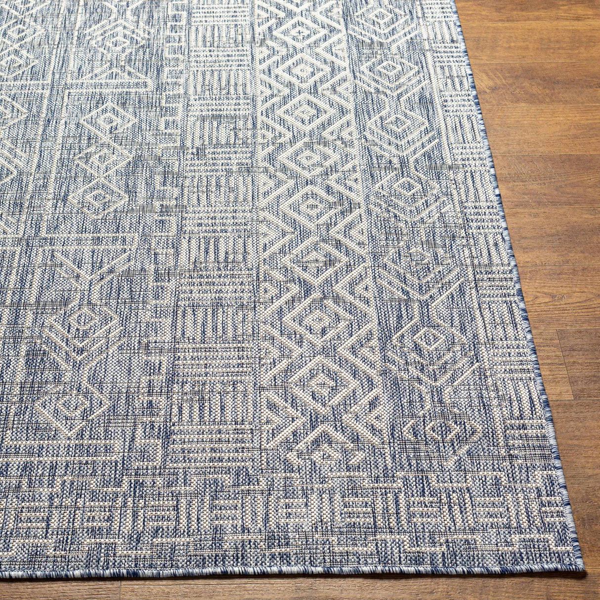 Epson Blue Indoor & Outdoor Rug - Clearance
