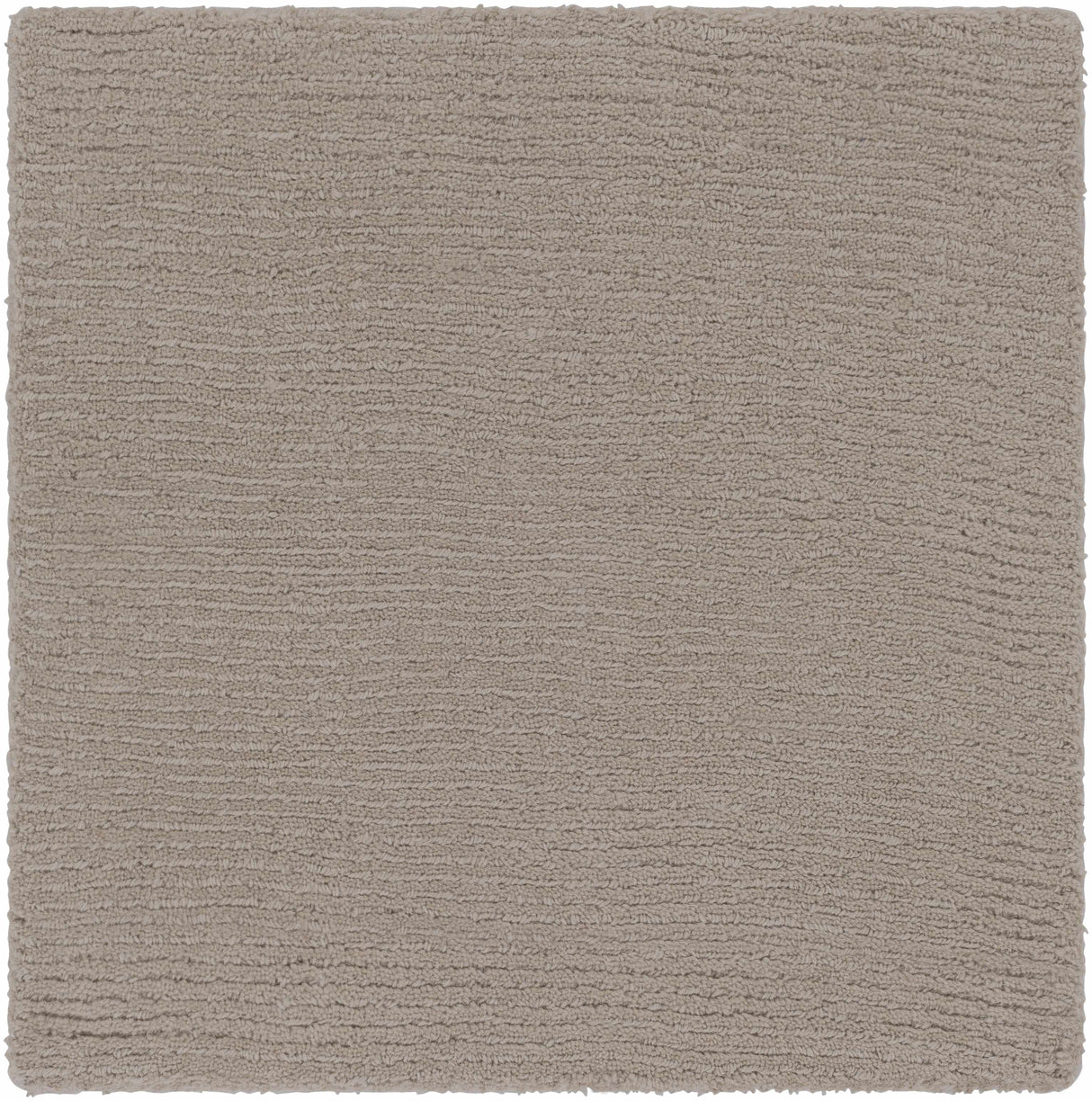 Brockton Solid Gray Wool Rug