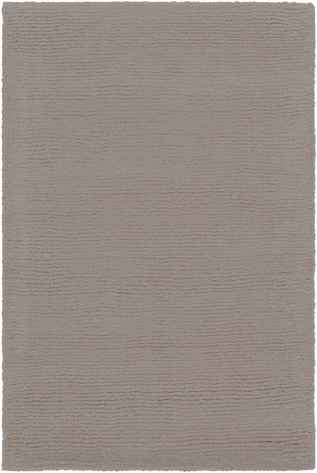 Brockton Solid Gray Wool Rug