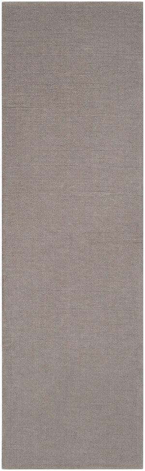 Brockton Solid Gray Wool Rug