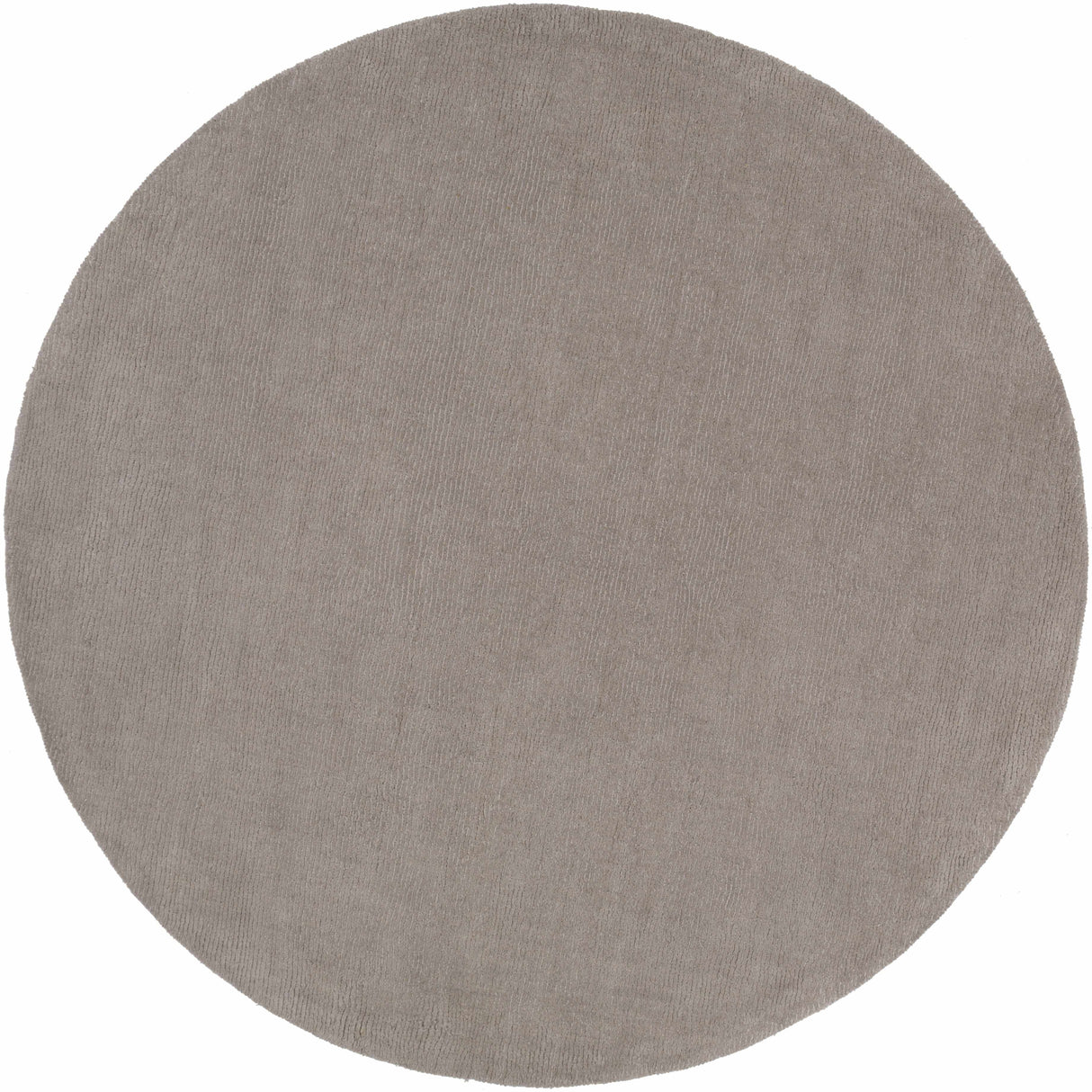 Brockton Solid Gray Wool Rug