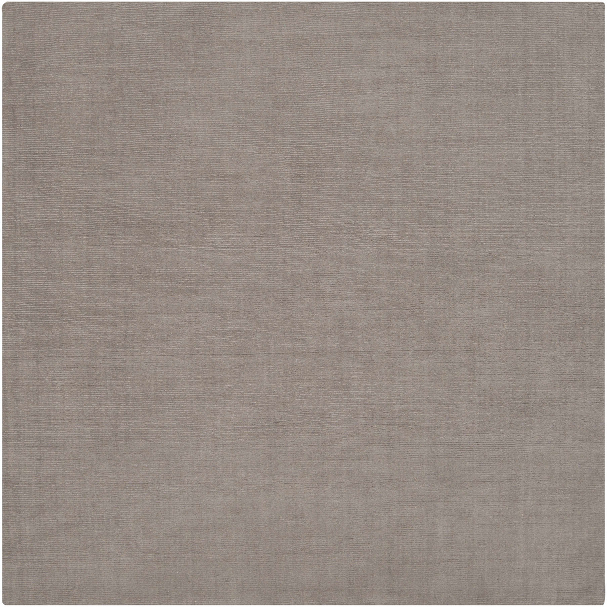 Brockton Solid Gray Wool Rug
