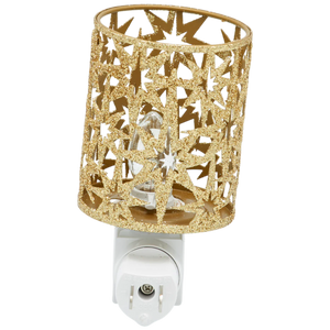 Gold Star Cutout Pattern Night-Light