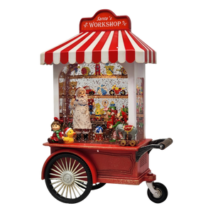 Lighted Water Globe - Santa's Workshop