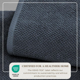 Cotton textured bath towel set - acacia collection