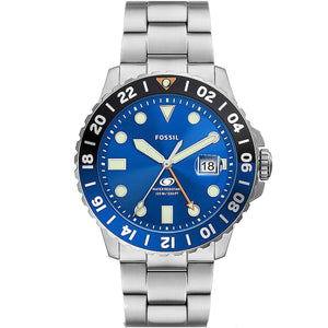 Fossil Men's Blue GMT