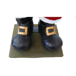 58-In. Musical Santa Claus Holding a Chalkboard -  Indoor Christmas Decoration