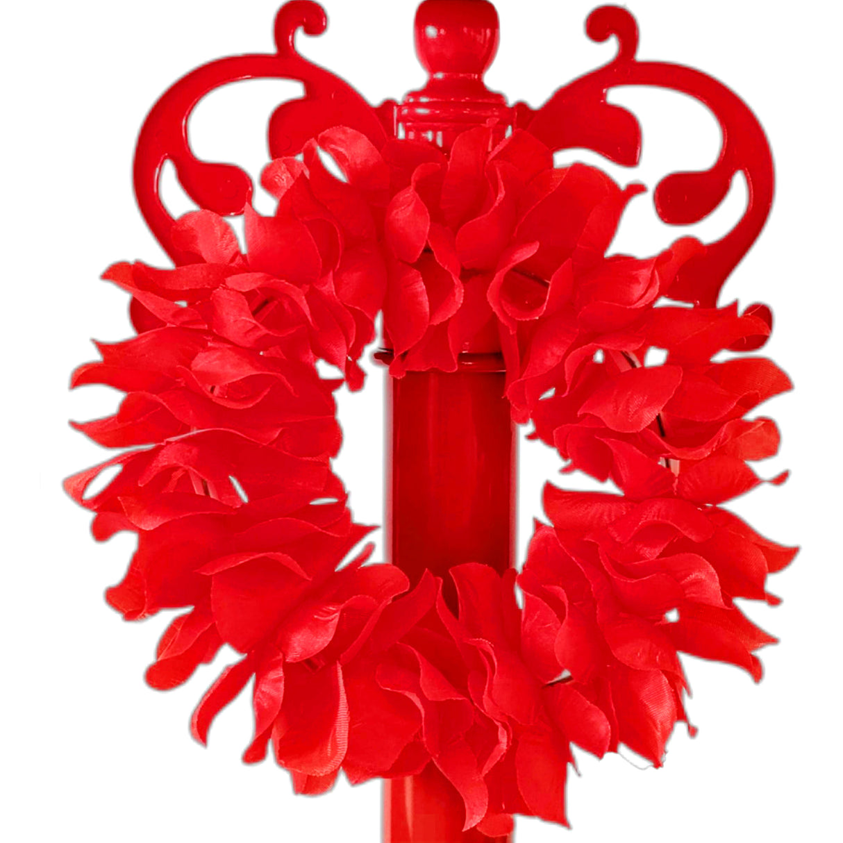 70-In. Musical Snowy Valentine's Day Street Lamp Lantern