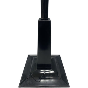 71-in. Musical Snowy Christmas Street Lamp in Black