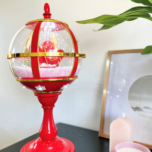 23-In. Musical Snowy Tabletop Valentine's Day Lantern