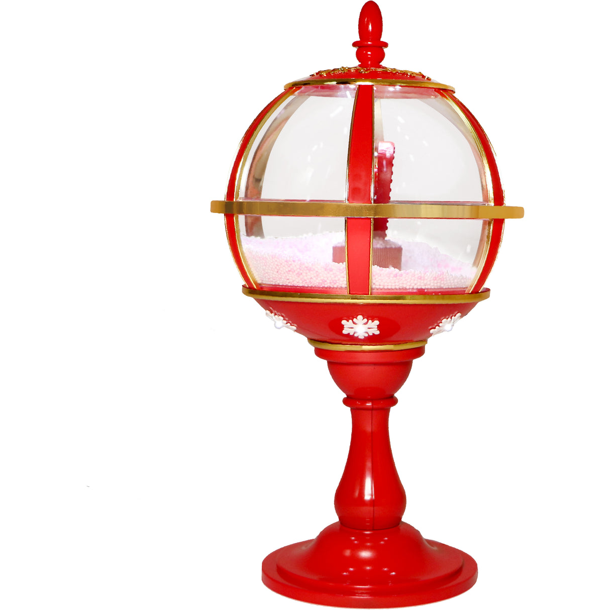 23-In. Musical Snowy Tabletop Valentine's Day Lantern
