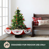 29-in. Musical Prelit Snowing Tree with Red Umbrella Base
