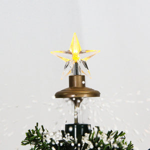 29-in. Musical Prelit Snowing Tree with Red Umbrella Base
