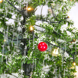 29-in. Musical Prelit Snowing Tree with Red Umbrella Base