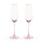 Rose-crystal-champagne-flute-set-by-twine®-Champagne-Glasses