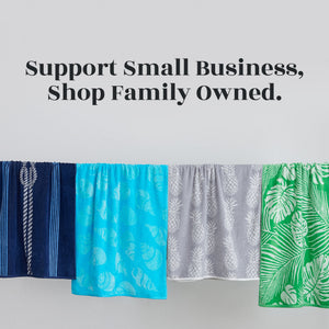 Cotton Velour Beach Towels 2-Pack - Maui Collection