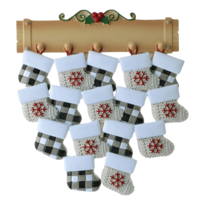 Stocking Family Up To 16 Ornament