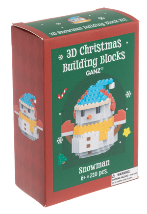 3D Christmas Building Block - Snowman