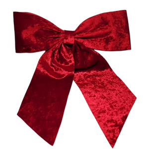 Jumbo Crushed Velour Bow - 20" x 22"