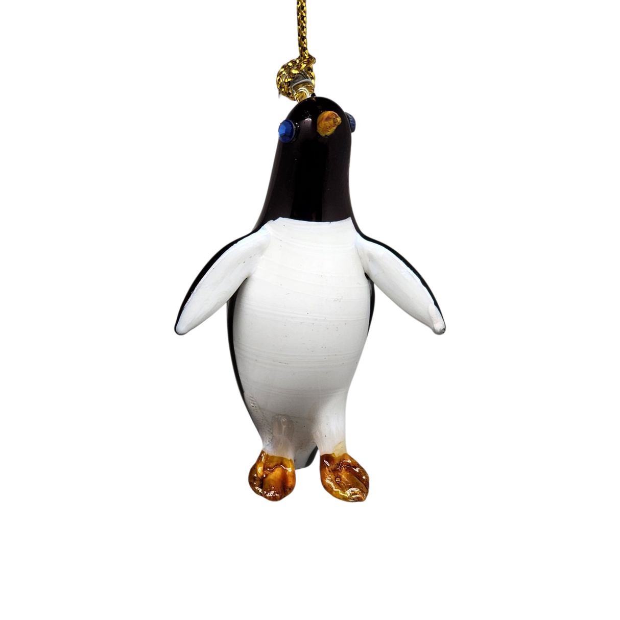 Egyptian Glass Penguin Ornament