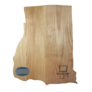 Vermont Artisan  Shape Of Rhode Island  Cutting Board