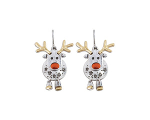 Red Nose Rudolph - Earrings