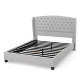 Button Tufted Wingback Bed