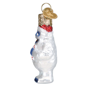 Gumdrop Mini Bumble Glass Ornament