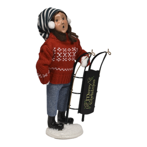 Winter Sports Family - Sledding Girl