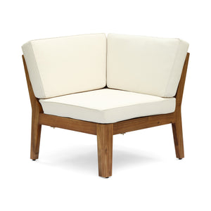Grenada 5 Seater Acacia Wood Sectional Sofa Set