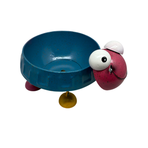 Turtle  Planter Stand - Blue Base