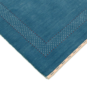 Gabbeh Design Hand Loomed Wool Area Rug