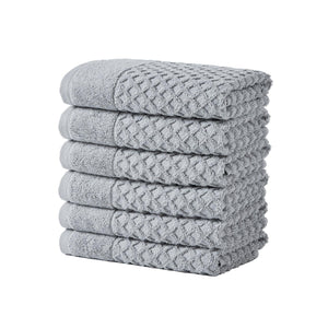 Cotton Diamond Waffle Weave Bath Towel Set - Grayson Collection