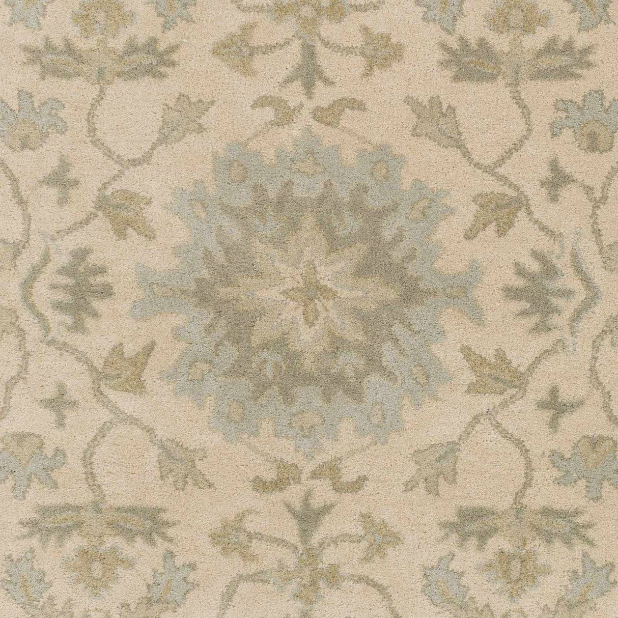 Hazen 1197 Hand Tufted Light Beige Wool Rug