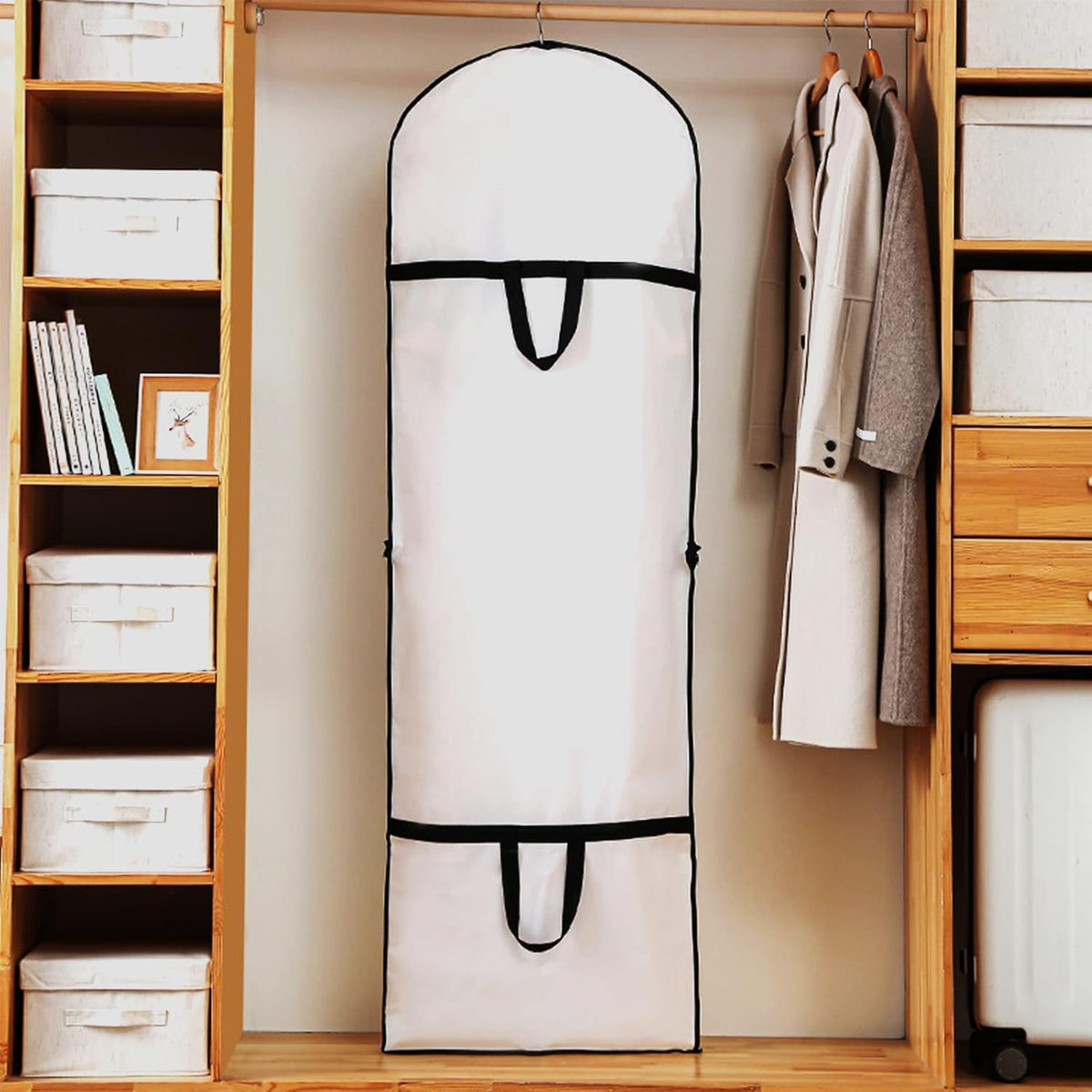 4-Pack Extra Long Garment Bags 180cm Dress Cover