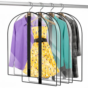 4-Pack Extra Long Garment Bags 180cm Dress Cover