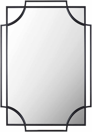 Golasecca Black Frame Mirror
