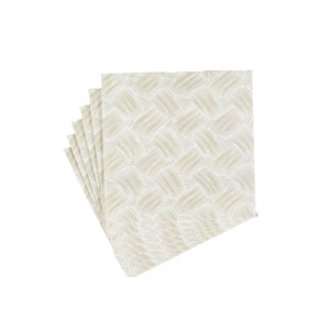 Basketry Flax - Cocktail Napkin