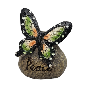 Butterfly Message Stone -